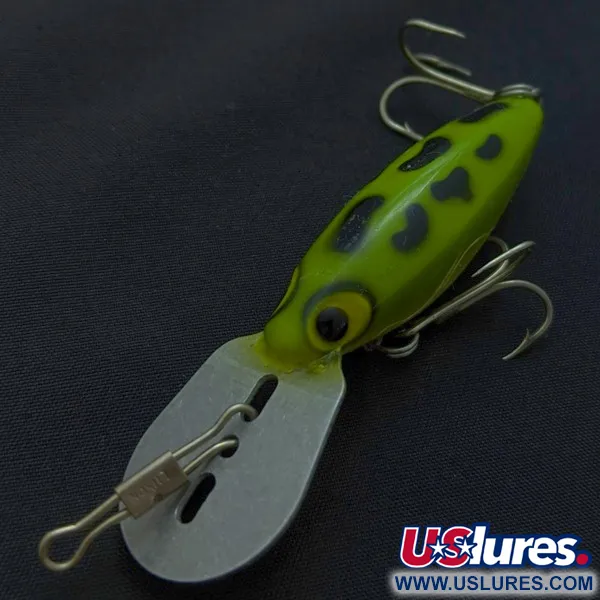 Vintage   Storm Hot'N'Tot Thin Fin, 1/4oz Frog fishing lure #24027