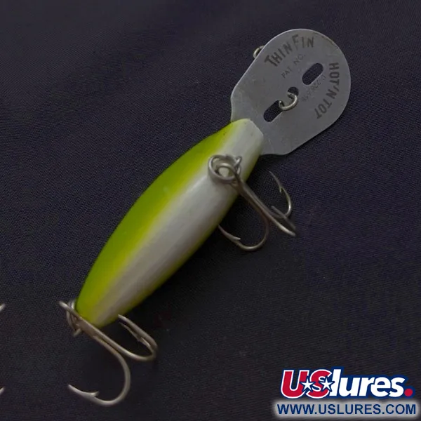 Vintage   Storm Hot'N'Tot Thin Fin, 1/4oz Frog fishing lure #24027