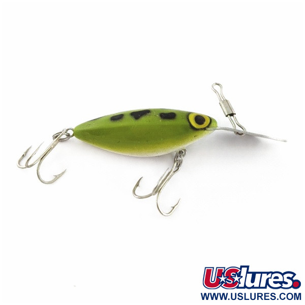 Vintage   Storm Hot'N'Tot Thin Fin, 1/4oz Frog fishing lure #24027