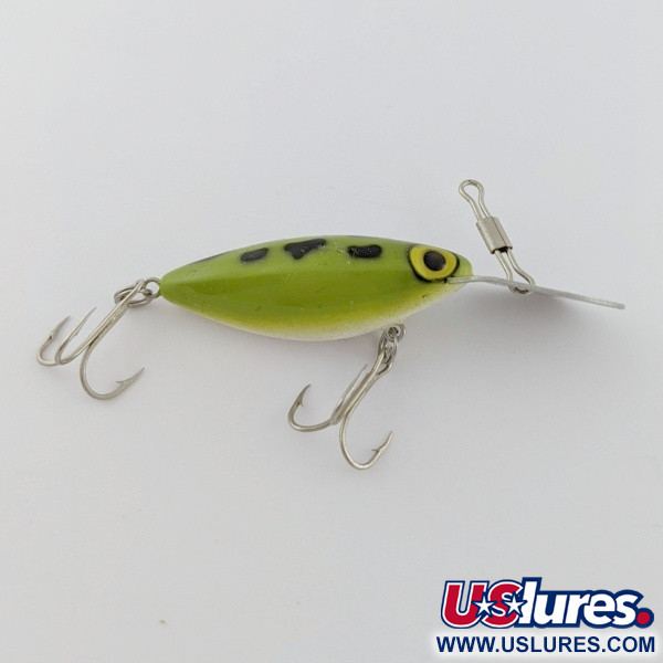 Vintage   Storm Hot'N'Tot Thin Fin, 1/4oz Frog fishing lure #24027