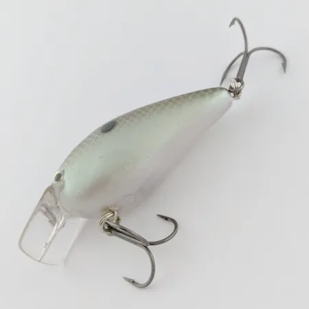 Vintage Strike King KVD 1.5 Silent square bill, 2/5oz Olive Sexy Shad fishing lure #24028