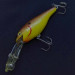 Vintage   Rebel Double Deep Shad, 3/16oz brown/yellow fishing lure #24030