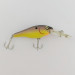 Vintage   Rebel Double Deep Shad, 3/16oz brown/yellow fishing lure #24030