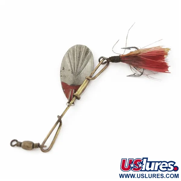Vintage  Other G.M. Skinner 3 ( pat. Canada 1874), 3/16oz Silver/red spinning lure #24034