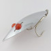 Vintage   Herter's Glass Eye Spoon, 2oz nickel/red eyes fishing spoon #24036