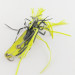 Vintage   Strike King Timber King, 1/2oz yellow frog fishing spoon #24039