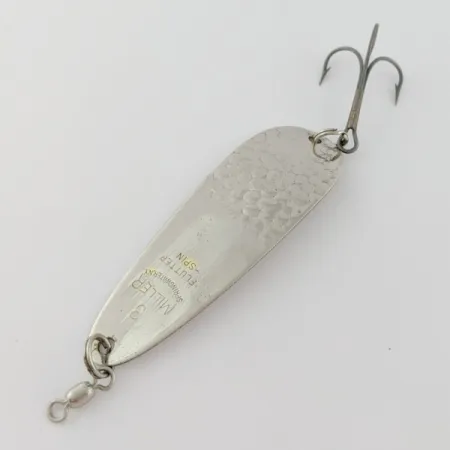 Vintage Miller Flutter Spin 3, 1/2oz Silver #24041