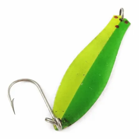 Vintage Prescott Spinner Little Doctor 275, 3/4oz Никель/зелёный fishing spoon #24042