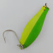 Vintage  Prescott Spinner Little Doctor 275, 3/4oz Никель/зелёный fishing spoon #24042