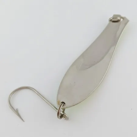 Vintage Prescott Spinner Little Doctor 275, 3/4oz Никель/зелёный fishing spoon #24042