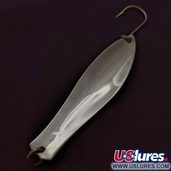 Vintage Prescott Spinner Little Doctor 275, 3/4oz Никель/зелёный fishing spoon #24042