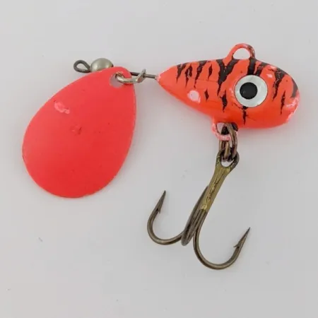 Vintage Mann's Bait  Mann's Little George, 2/5oz Hot Pink spinning lure #24043