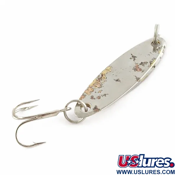 Vintage  Acme  Kastmaster, 1 1/4oz nickel fishing spoon #24044