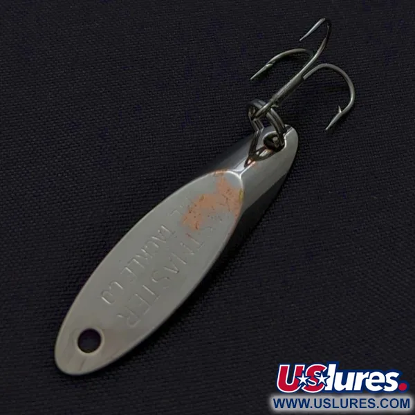 Vintage  Acme  Kastmaster, 1 1/4oz nickel fishing spoon #24045
