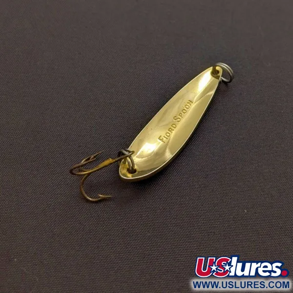 Vintage   Acme Fiord Spoon, 1/4oz Gold fishing spoon #24046