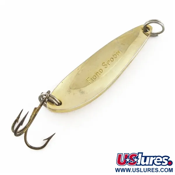 Vintage   Acme Fiord Spoon, 1/4oz Gold fishing spoon #24046