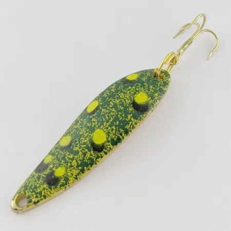 Vintage Acme Fiord Spoon, 1/4oz Frog fishing spoon #24047