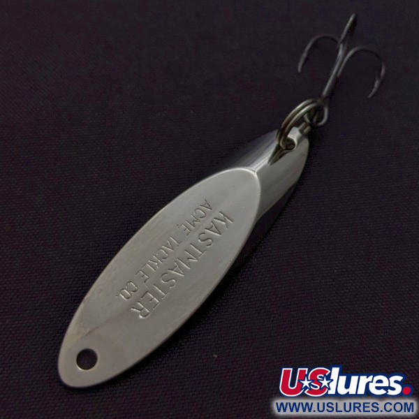 Vintage  Acme  Kastmaster, 1/4oz nickel fishing spoon #24048