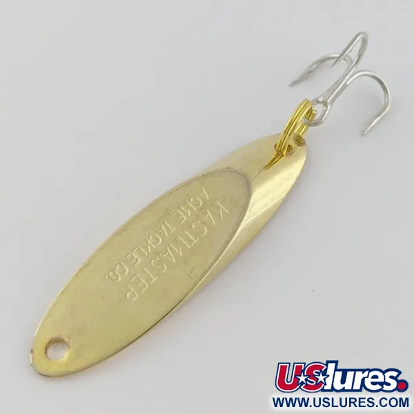 Vintage  Acme Kastmaster, 1/4oz gold fishing spoon #24049