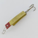 Vintage  Luhr Jensen Super-Duper 503, 1/8oz black/gold/red fishing spoon #24052