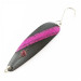 Vintage  Red Eye Lures Red Eye Evil Eye, 1/3oz black fishing spoon #24054