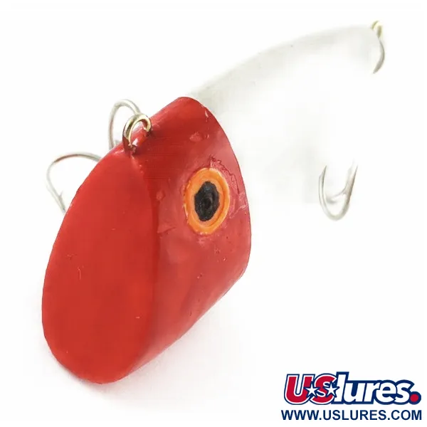 Vintage   Unknown Lure Bayou Boogie, 1 3/4oz  M 11 (Red Head) fishing lure #24055
