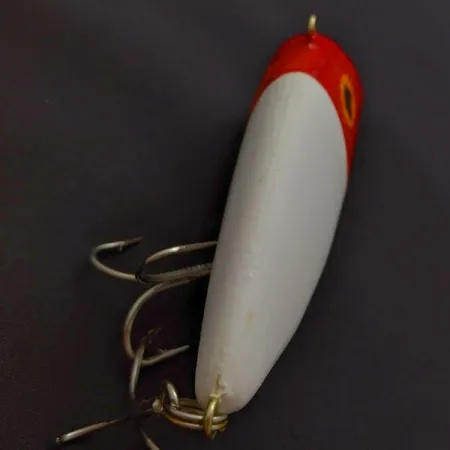 Vintage Unknown Lure Bayou Boogie, 1 3/4oz  M 11 (Red Head) fishing lure #24055