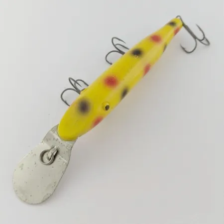 Vintage Creek Chub Pikie , 3/4oz Yellow fishing lure #24056