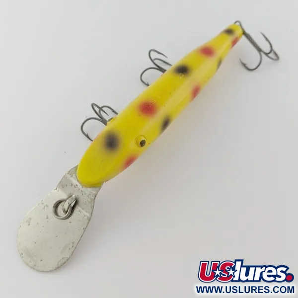 Vintage   Creek Chub Pikie , 3/4oz Yellow fishing lure #24056