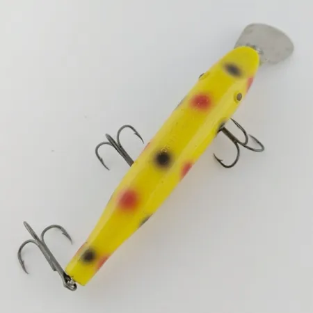 Vintage Creek Chub Pikie , 3/4oz Yellow fishing lure #24056