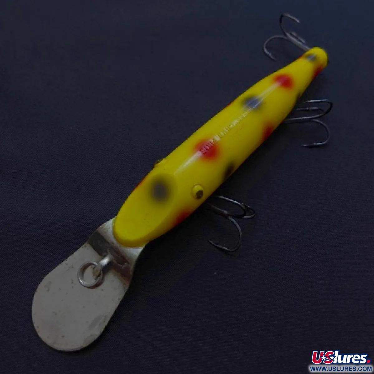 Vintage Creek Chub Pikie , 3/4oz Yellow fishing lure #24056