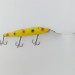 Vintage  Creek Chub Bait Company Creek Chub Pikie , 3/4oz Yellow fishing lure #24056