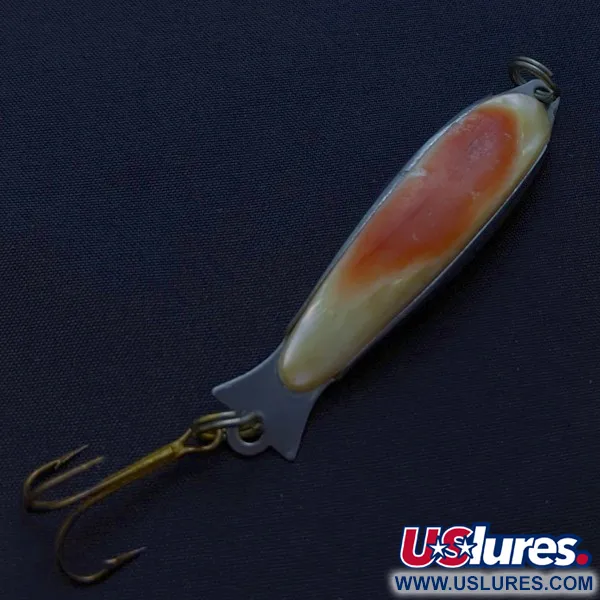 Vintage Compac Abalone Spoon (Japan), 1/3oz Abalone pearl fishing spoon #24060