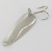 Vintage   Luhr Jensen Hot Shot W, 3/64oz nickel fishing spoon #24061