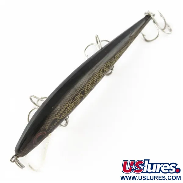 Vintage Rebel Floater F12, 1/3oz Naturalized Baby Bass fishing lure #24065