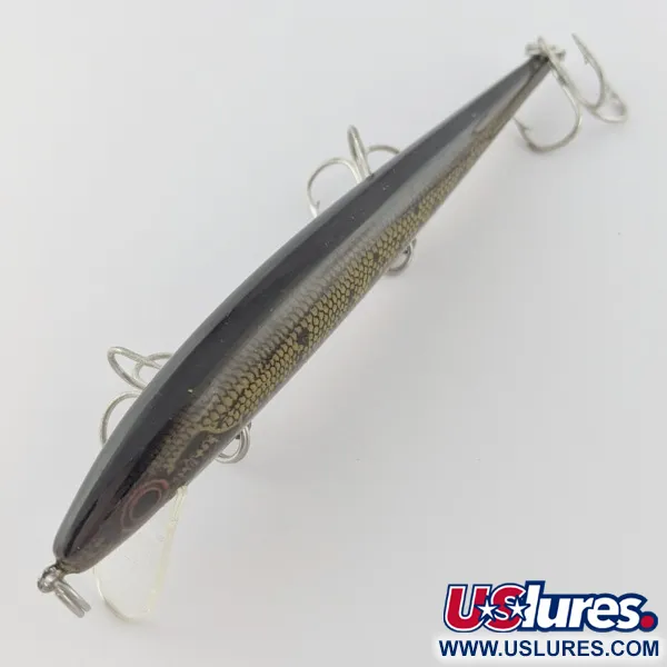 Vintage Rebel Floater F12, 1/3oz Naturalized Baby Bass fishing lure #24065