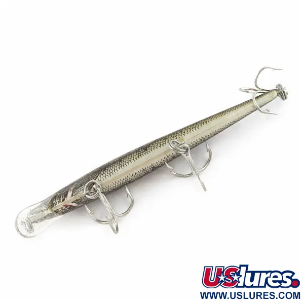 Vintage Rebel Floater F12, 1/3oz Naturalized Baby Bass fishing lure #24065