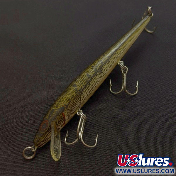 Vintage   Rebel Floater F12, 1/3oz Naturalized Baby Bass fishing lure #24065