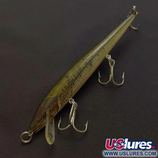 Vintage Rebel Floater F12, 1/3oz Naturalized Baby Bass fishing lure #24065
