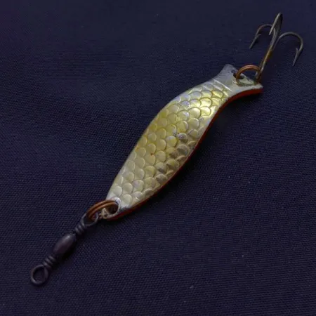 Vintage Little Tilly Record Sweden, 1/4oz gold fishing spoon #24067