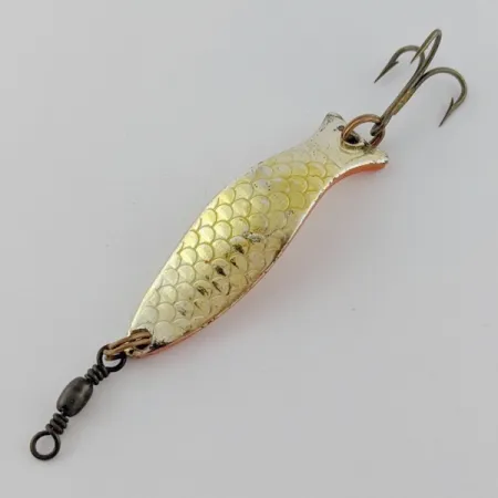 Vintage Little Tilly Record Sweden, 1/4oz gold fishing spoon #24067