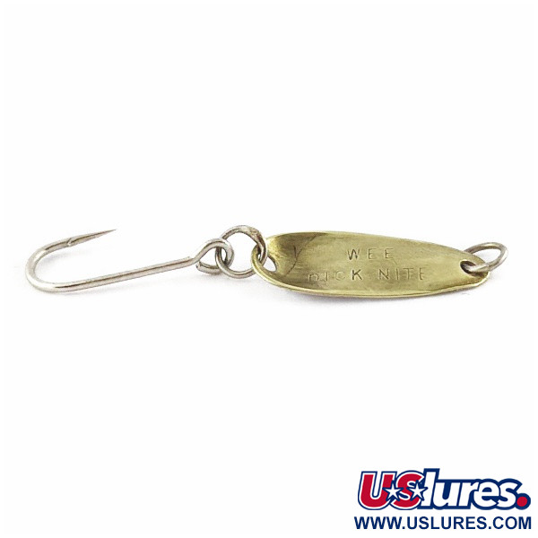 Vintage  Dick Nite Spoons Dick Nite, 1/64oz pearl fishing spoon #24068