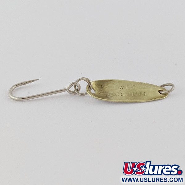 Vintage  Dick Nite Spoons Dick Nite, 1/64oz pearl fishing spoon #24068