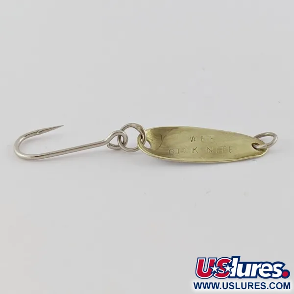 Vintage  Dick Nite Spoons Dick Nite, 1/64oz pearl fishing spoon #24068