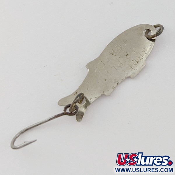 Vintage   Shoff's Triple Teazer, 1/8oz  Red / White fishing spoon #24069