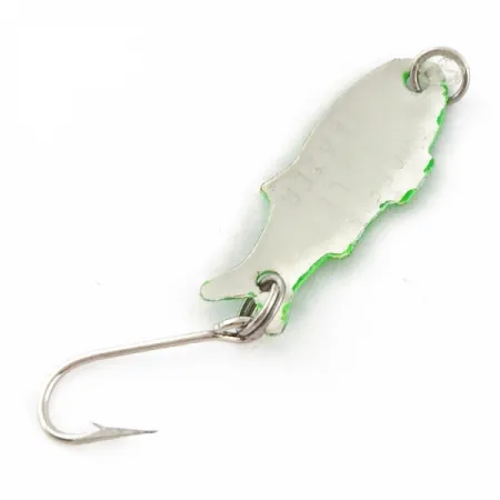 Vintage Shoff's Triple Teazer, 1/32oz green fishing spoon #24070