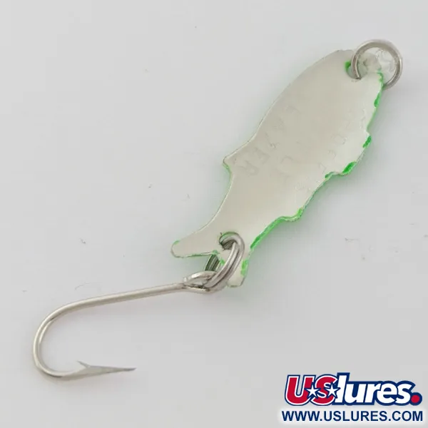 Vintage Shoff's Triple Teazer, 1/32oz green fishing spoon #24070