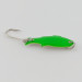 Vintage   Shoff's Triple Teazer, 1/32oz green fishing spoon #24070