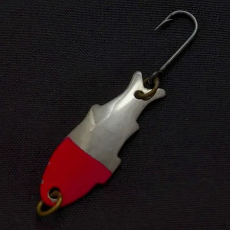 Vintage Shoff's Triple Teazer, 1/32oz  Red / Nickel fishing spoon #24071