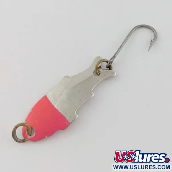 Vintage   Shoff's Triple Teazer, 1/32oz  Red / Nickel fishing spoon #24071